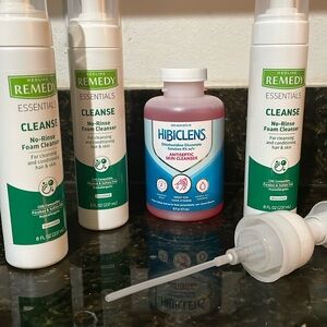 Hibiclens + 3 Remedy cleanse no rinse